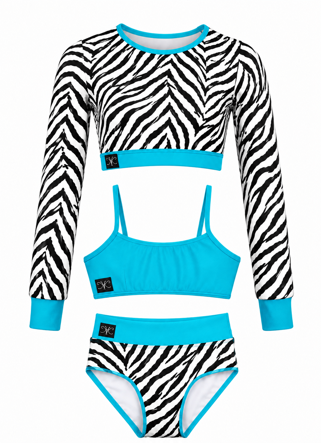 Hollaback Set 3pc Zebra - QUICK SHIP - Final Sale