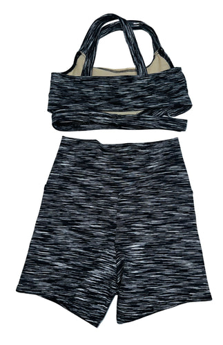 Chic Short - Gray Strobe Heather - Ready To Ship