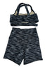 Chic Short - Gray Strobe Heather - Ready To Ship