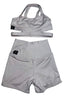 Chic Short - Baby Pink Heather - Ready To Ship