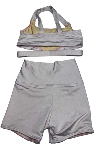 Chic Short - Baby Pink Heather - Ready To Ship