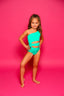 Diva Leotard - Dark Mint - Ready to Ship