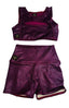 Anikka Crop Top - Wine Heathered - Ready to Ship