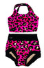 Teddie Set - Pink Gold Cheetah/Black - Ready to Ship