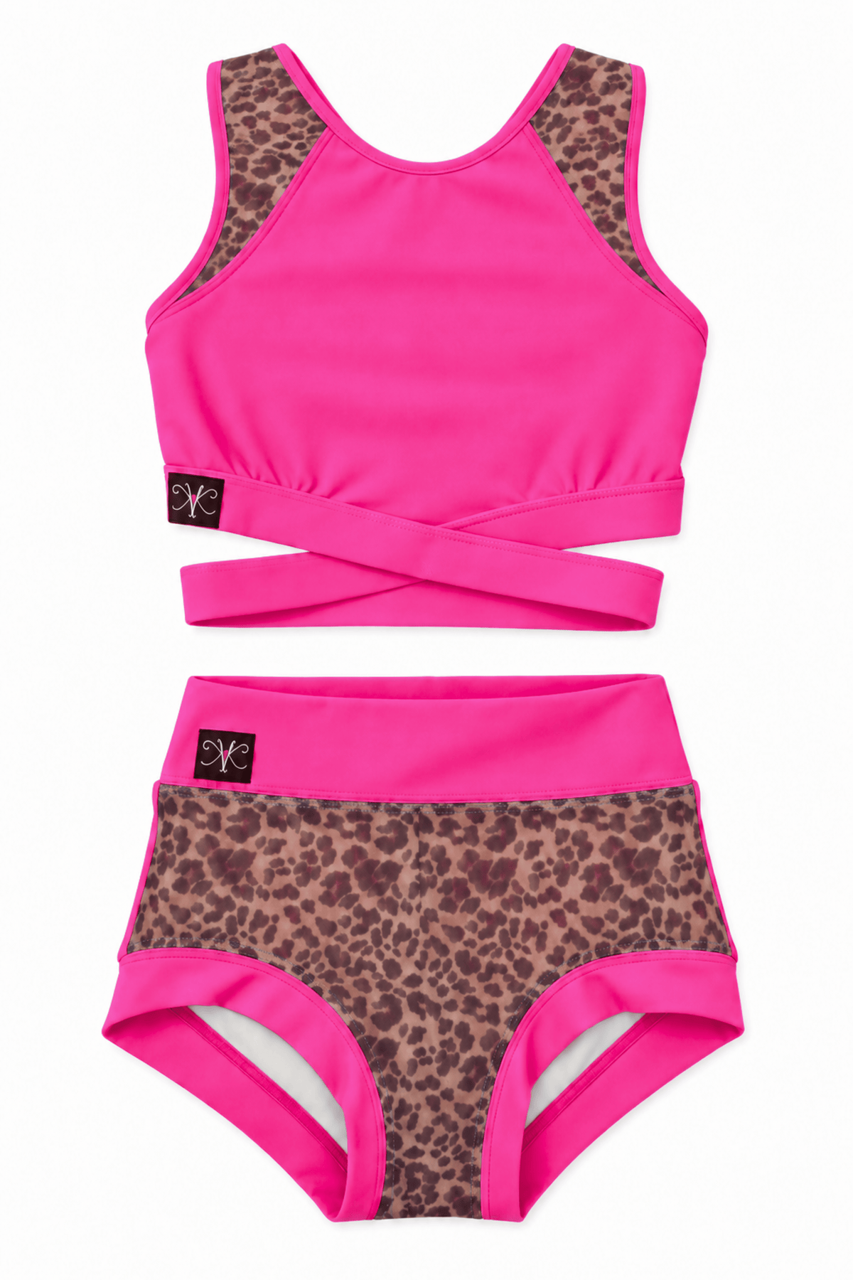 Criss Cross VIP Cheetah Set - Final Sale