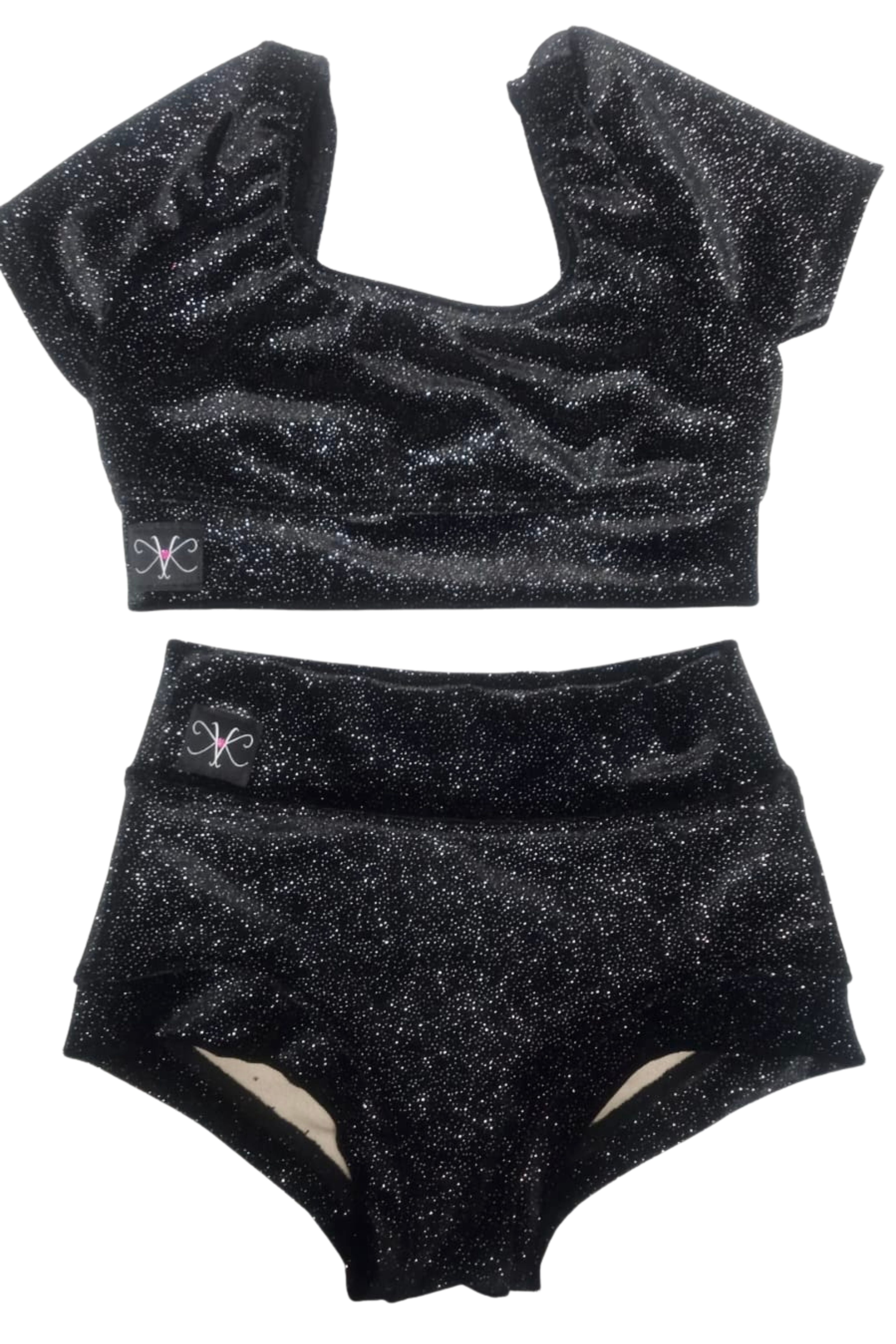 Simple But Cute Set (Exclusive Glitter Velvet) - Ready To Ship - Final Sale