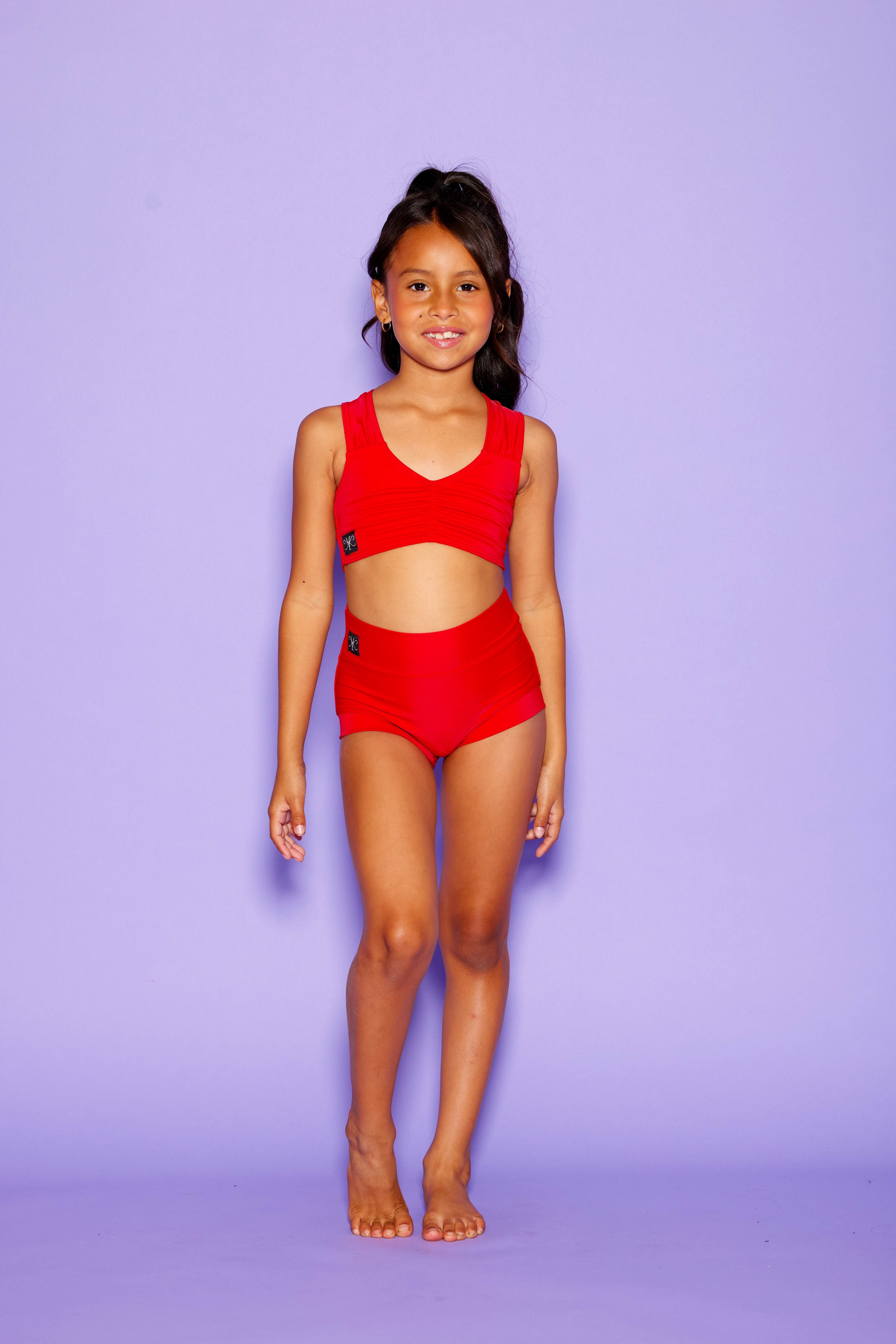 Count On Me VIP Brief - Red Shiny - Ready To Ship