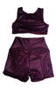 Anikka Short - Wine Heathered - Ready to Ship