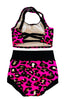 Teddie Set - Pink Gold Cheetah/Black - Ready to Ship