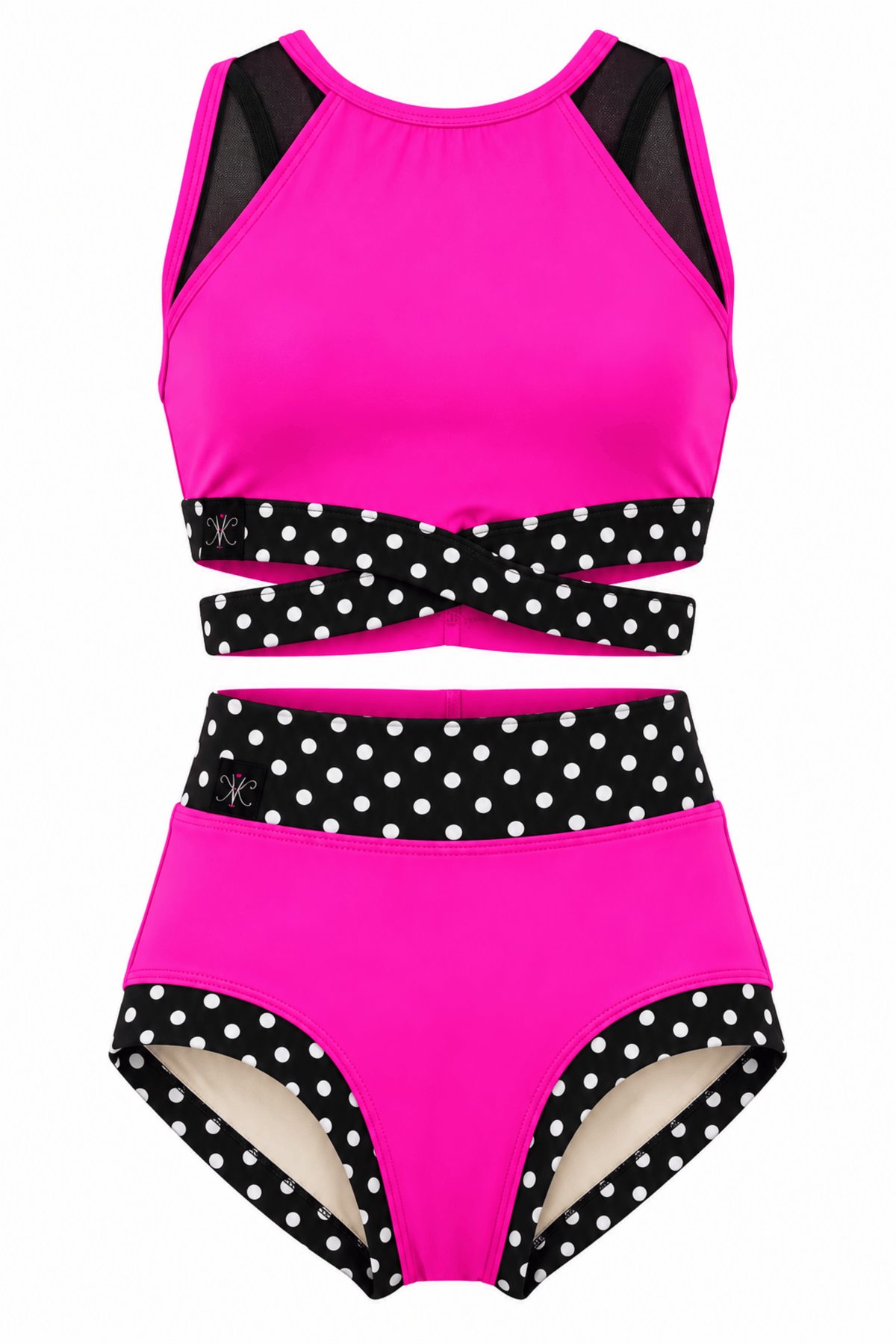 Criss Cross VIP Polkadot Set - Final Sale