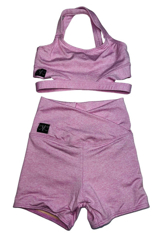 Chic Short - Bubble Gum Pink Heather - Ready To Ship