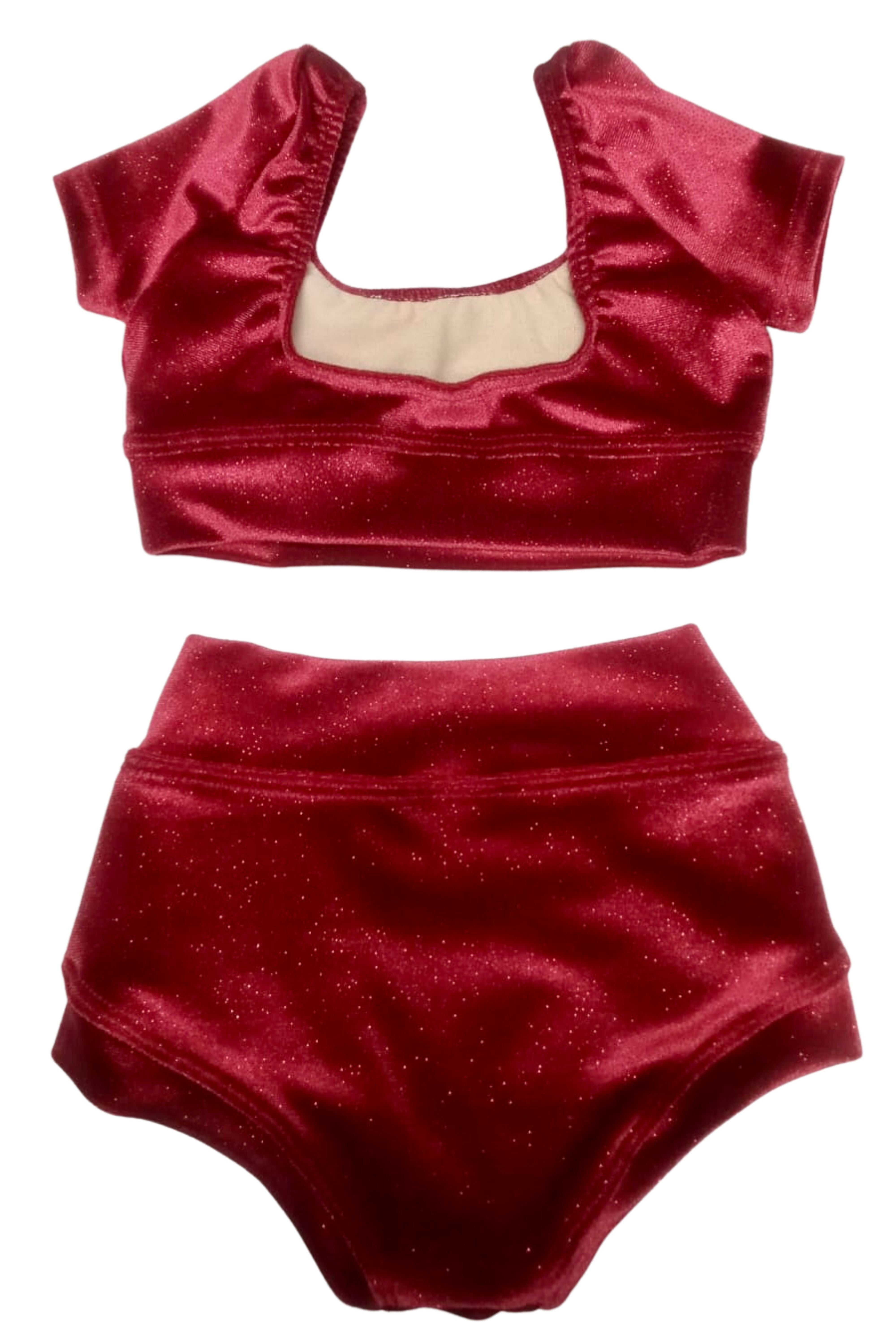 Simple But Cute Set (Exclusive Glitter Velvet) - Ready To Ship - Final Sale