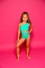 Diva Leotard - Dark Mint - Ready to Ship