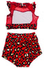 Sweetheart Set - Red Gold Cheetah - Ready to Ship - Final Sale