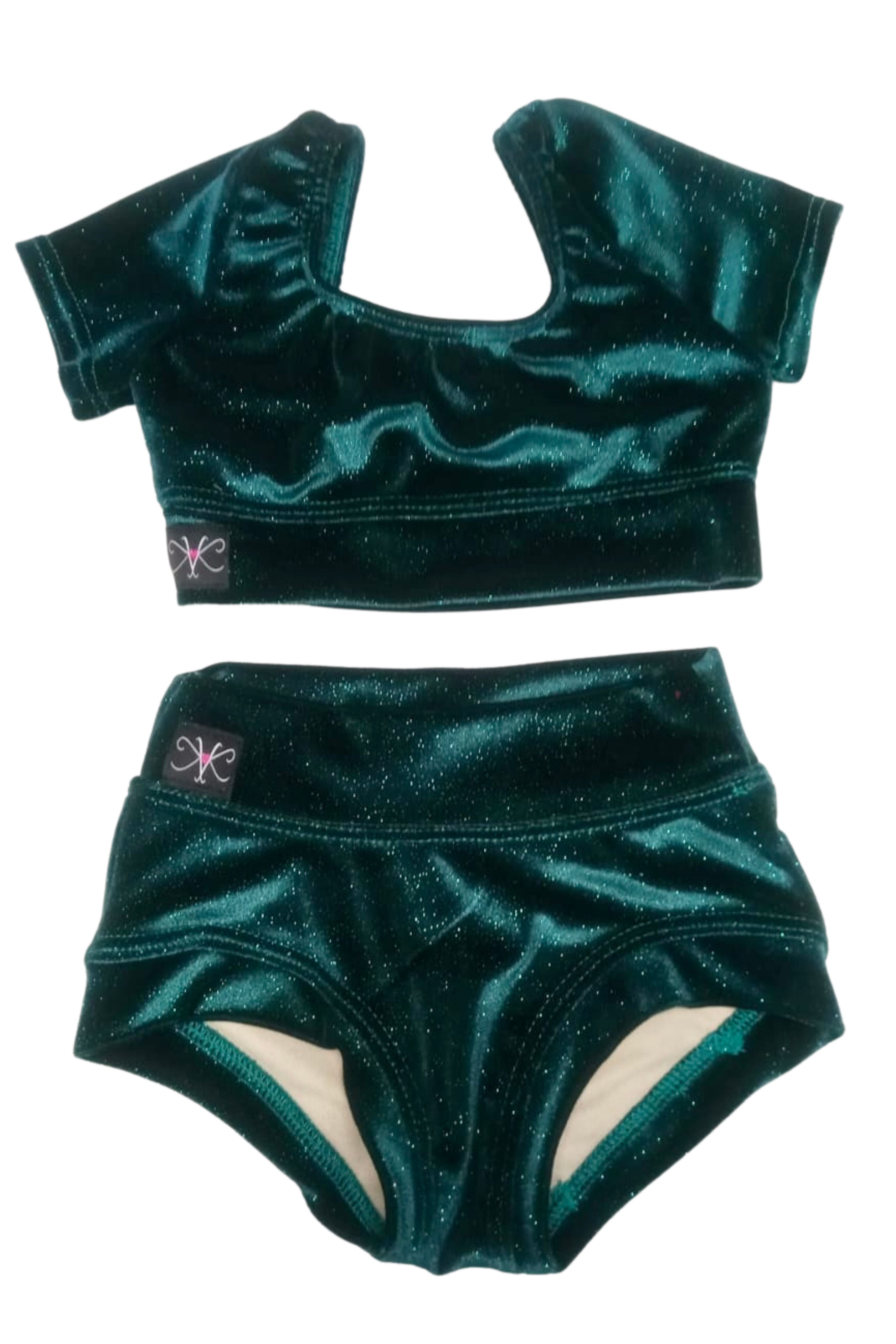 Simple But Cute Set (Exclusive Glitter Velvet) - Ready To Ship - Final Sale