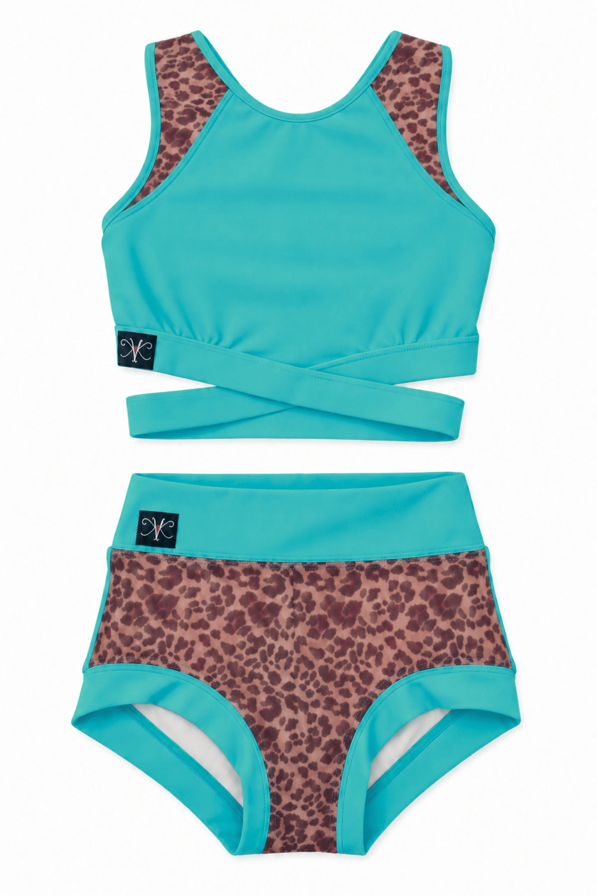 Criss Cross VIP Cheetah Set - Final Sale