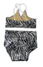 Eva Bra Top - Glitter Zebra - Ready to Ship