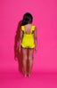 Beach Babe Leotard - Neon Yellow - Ready To Ship