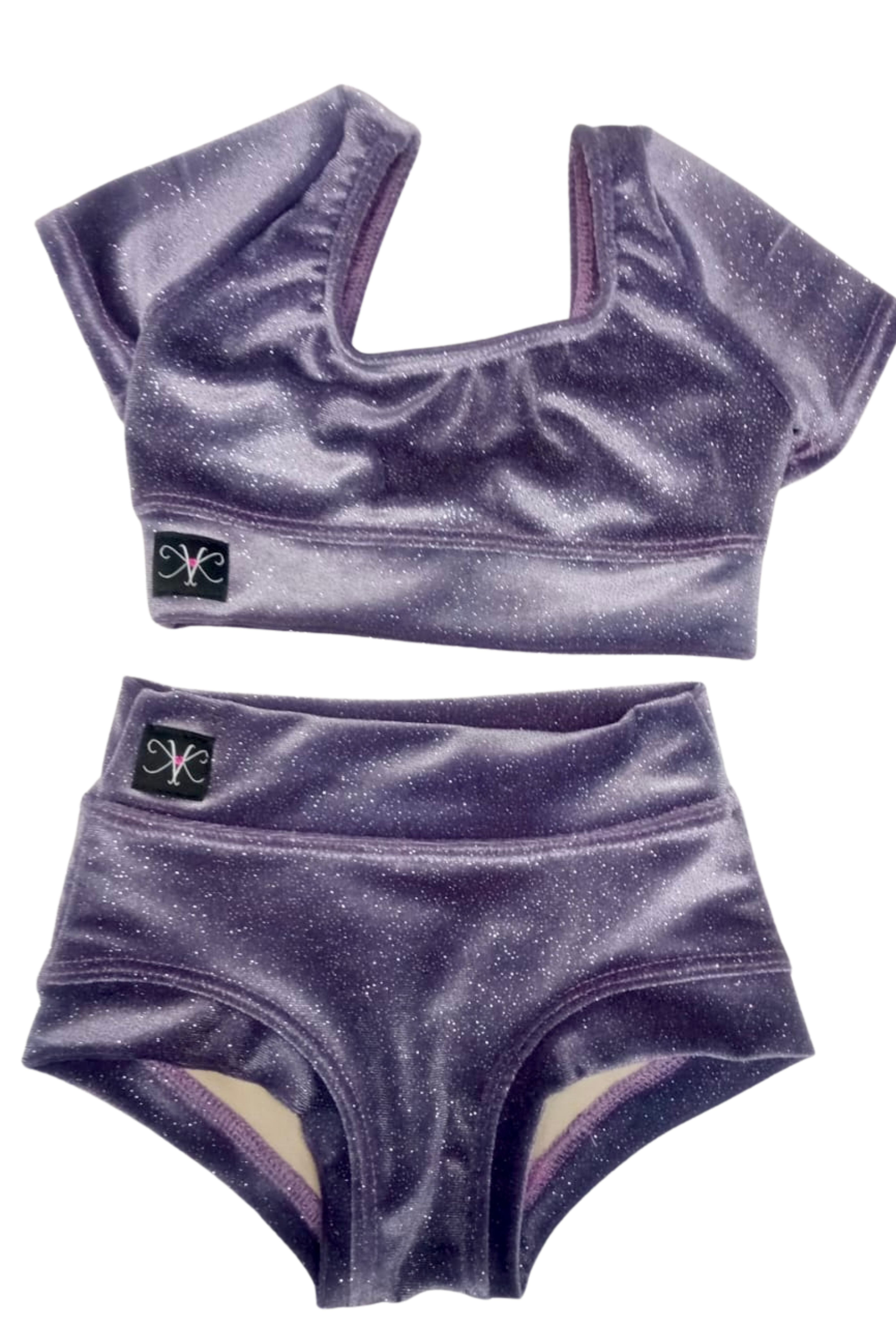 Simple But Cute Set (Exclusive Glitter Velvet) - Ready To Ship - Final Sale