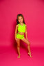 Miraj Bra Top - Neon Green - Ready To Ship