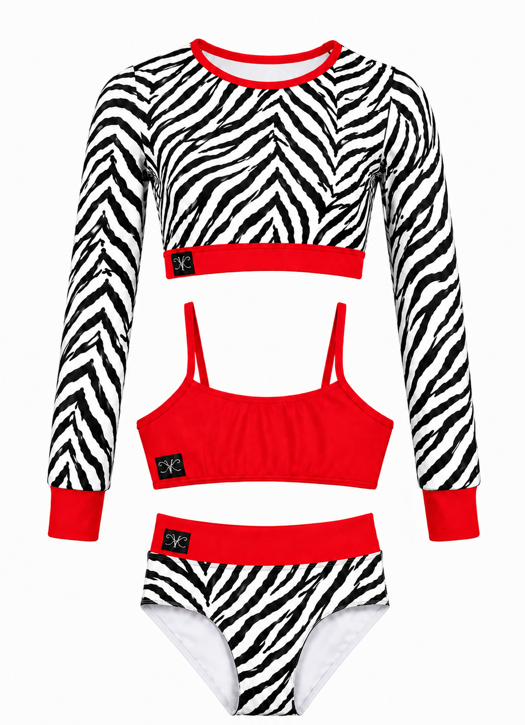 Hollaback Set 3pc Zebra - Final Sale