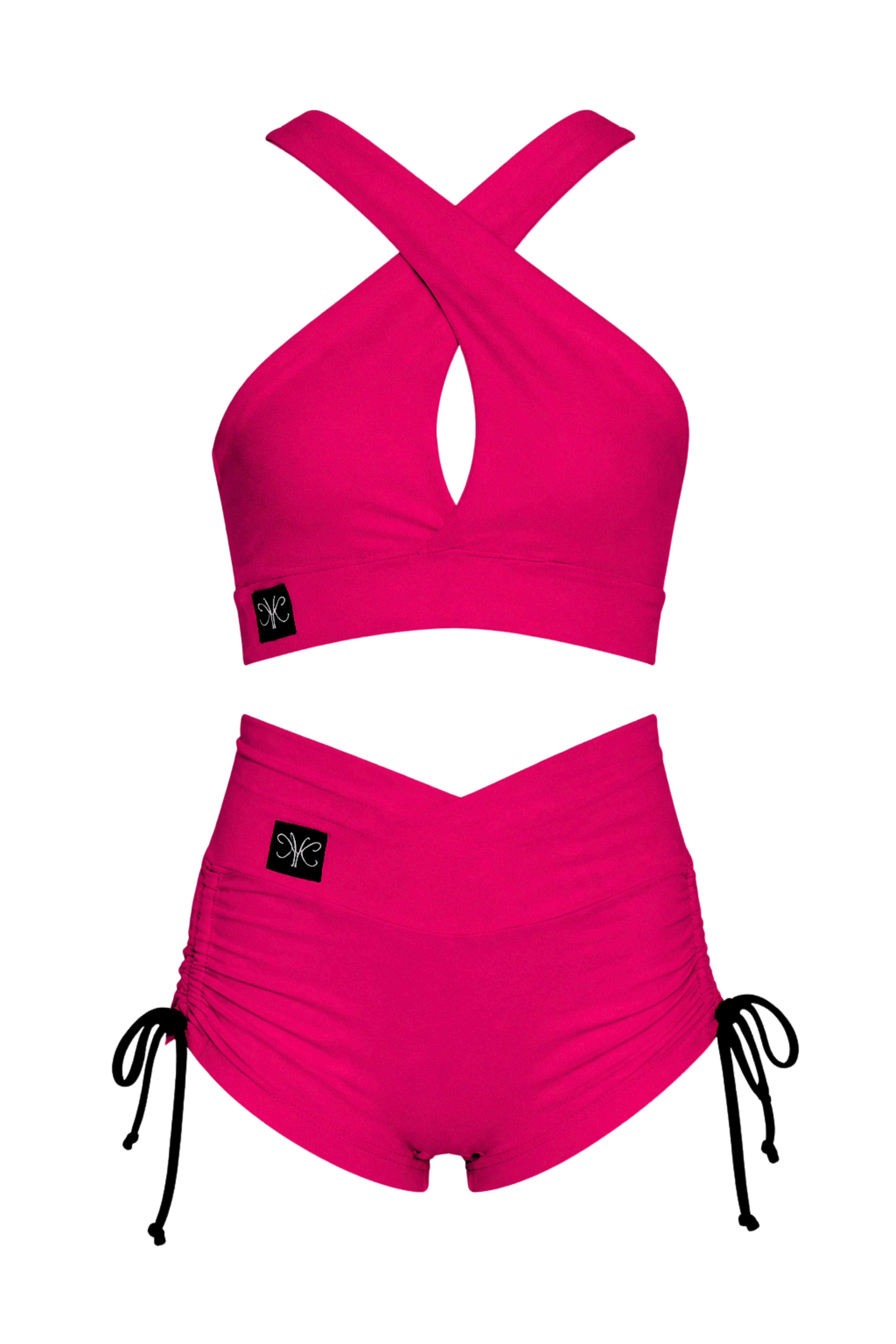 Luxe Life Ruched Short - Sangria