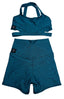 Chic Short - Turquoise Heather - Ready To Ship