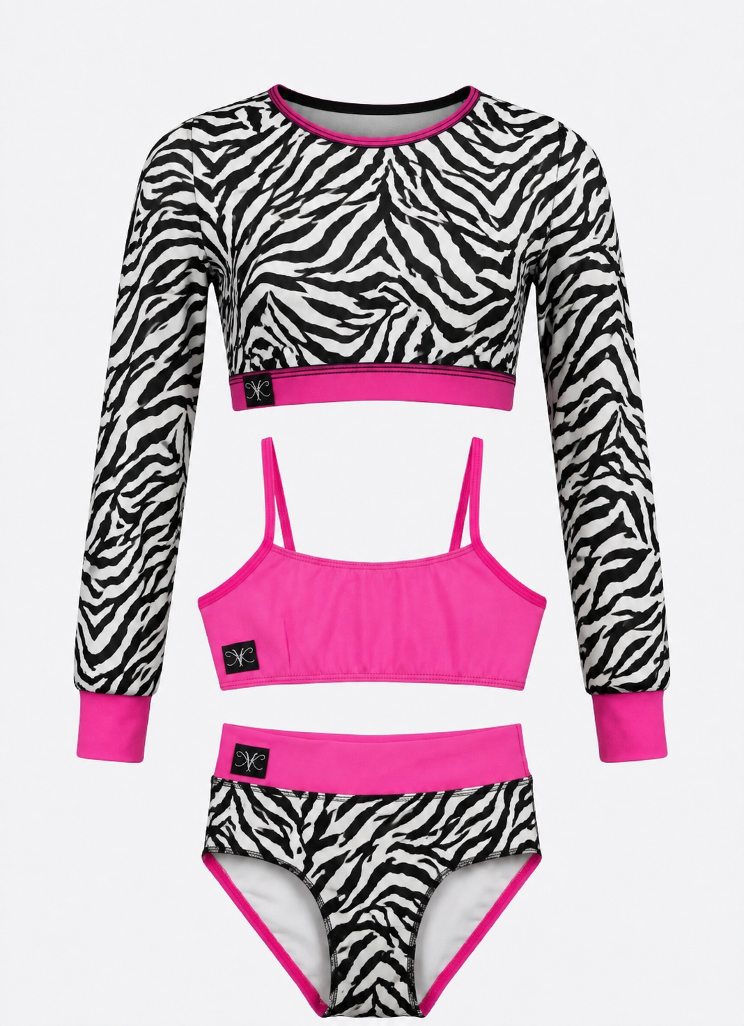 Hollaback Set 3pc Zebra - QUICK SHIP - Final Sale