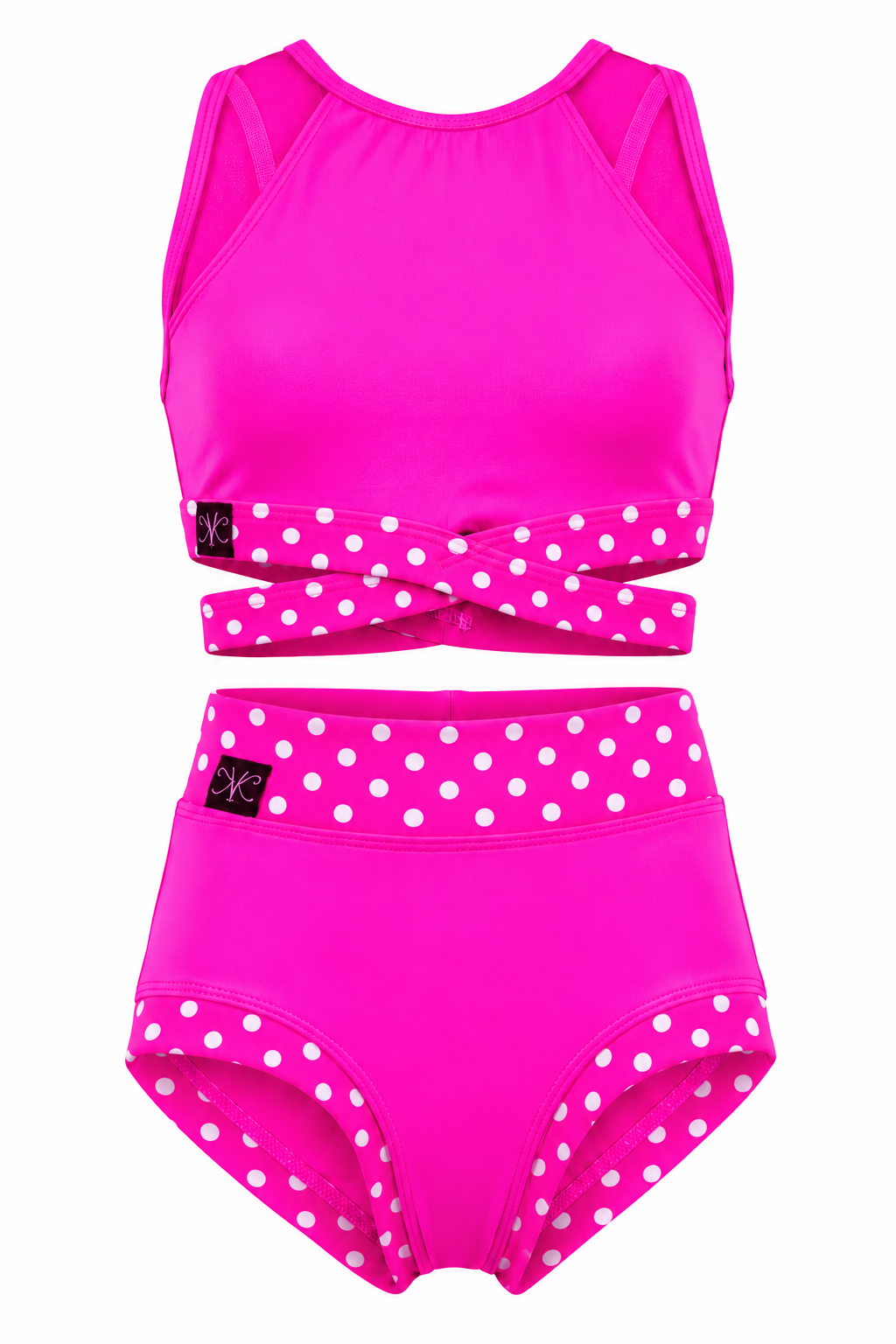 Criss Cross VIP Polkadot Set - Final Sale