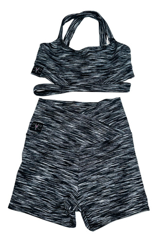 Chic Short - Gray Strobe Heather - Ready To Ship