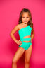 Diva Leotard - Dark Mint - Ready to Ship