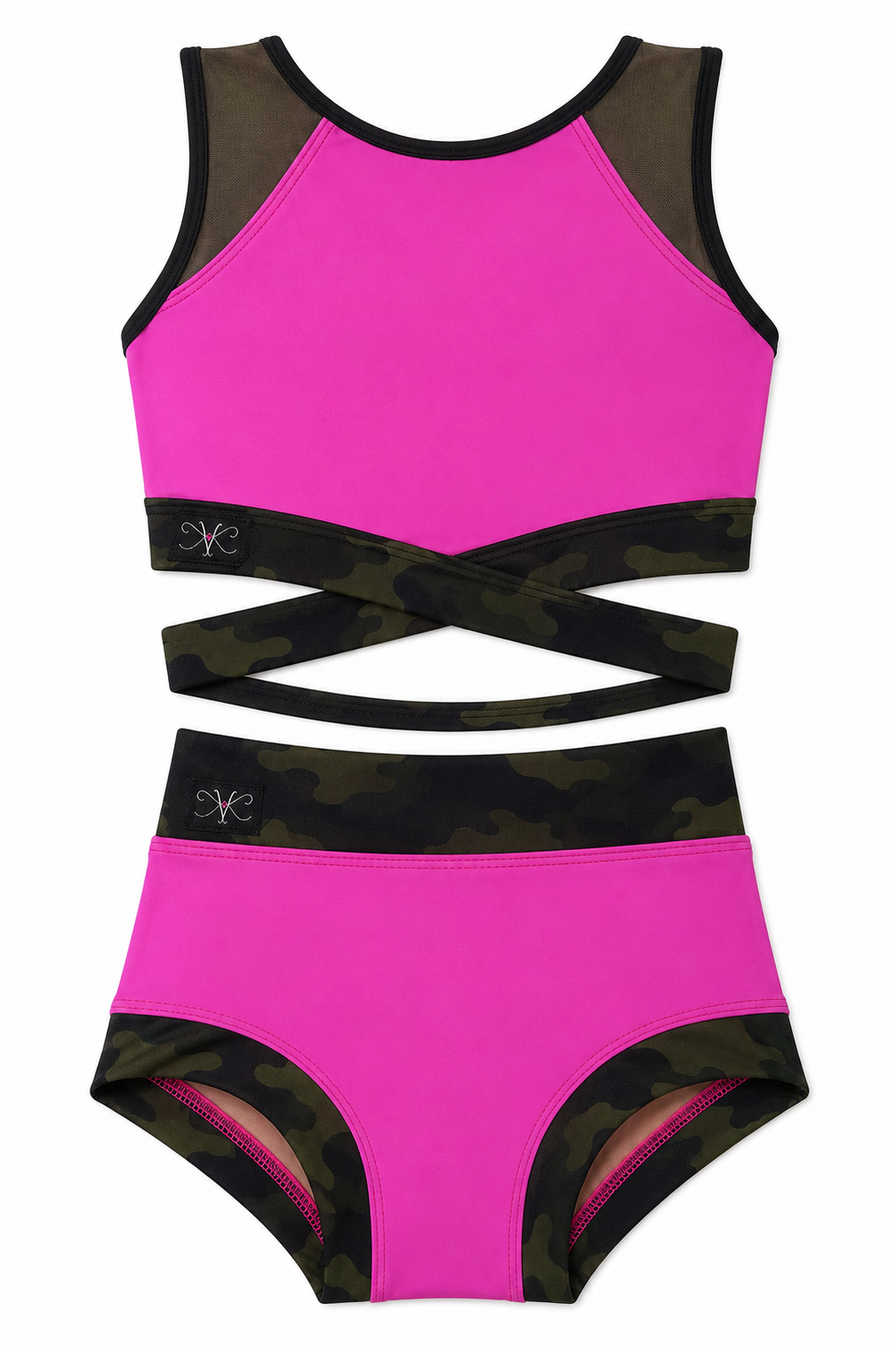 Criss Cross Camo Set - Final Sale