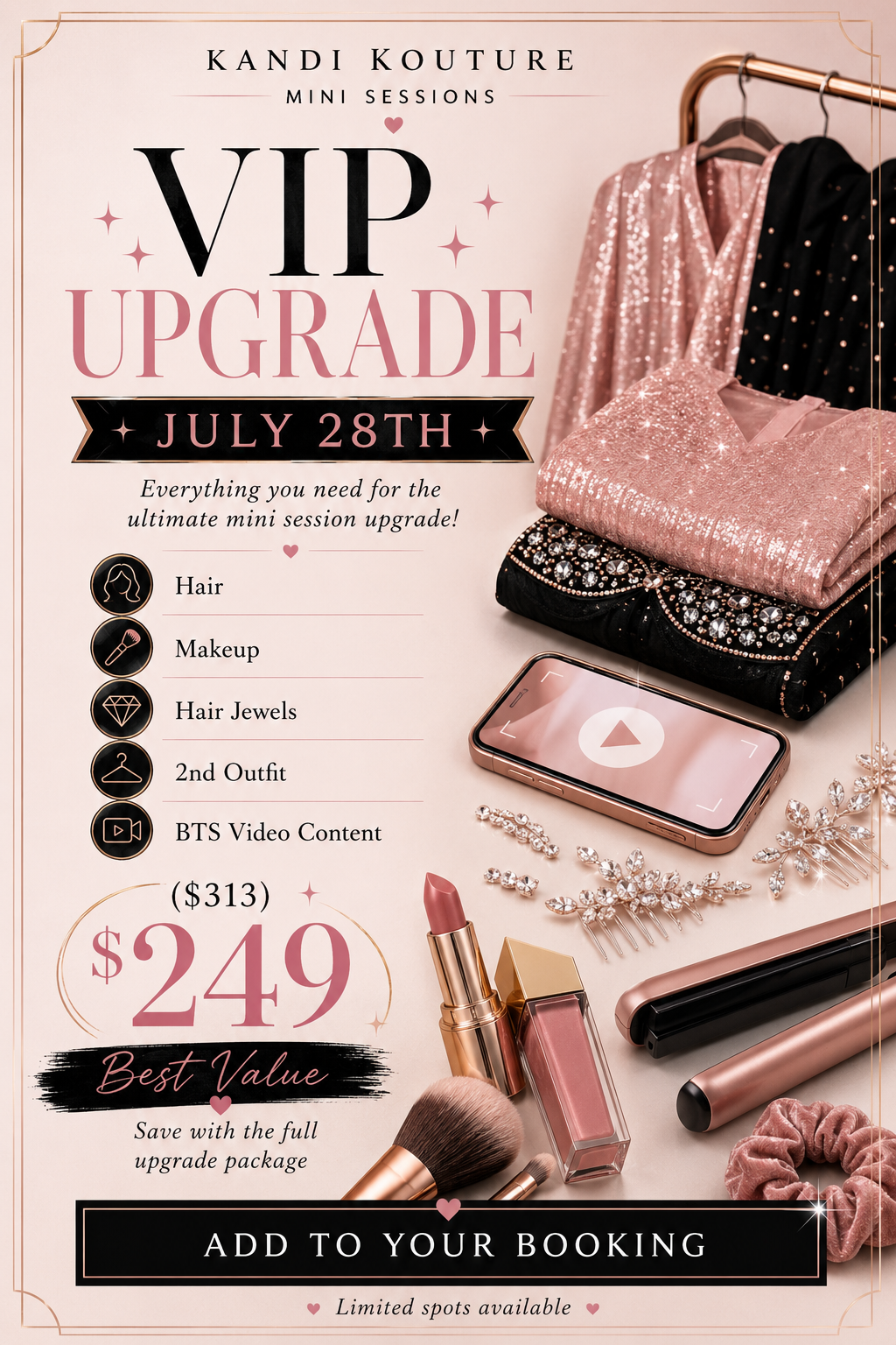 VIP UPGRADE - JULY 28TH
