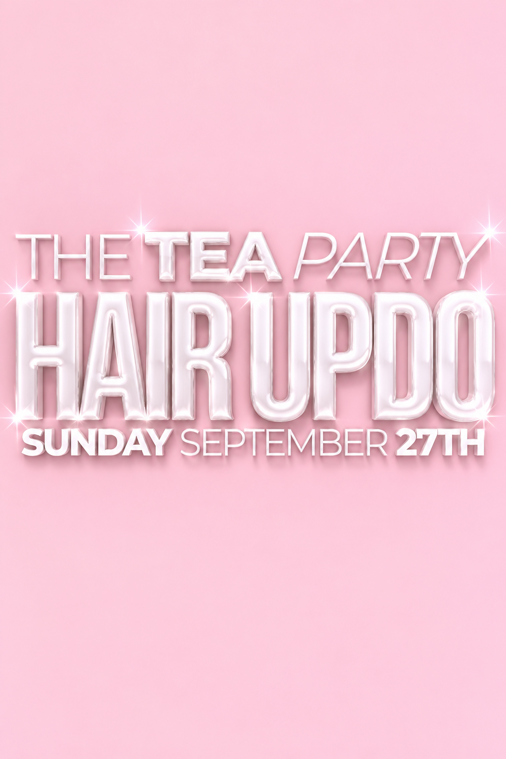 Tea-Party Hair Updo - The Tea Party - Final Sale