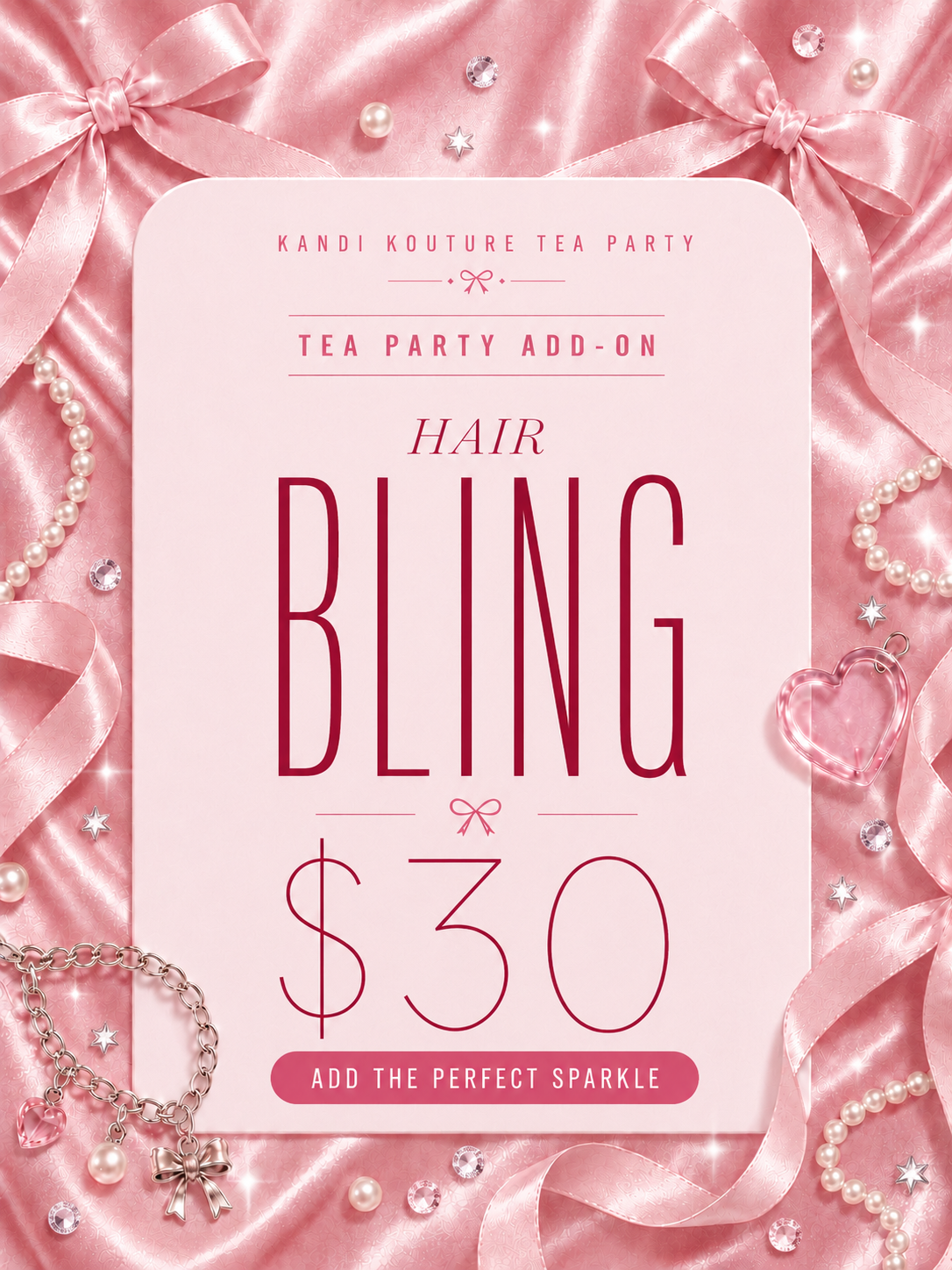Hair Bling - The Tea Party - Final Sale