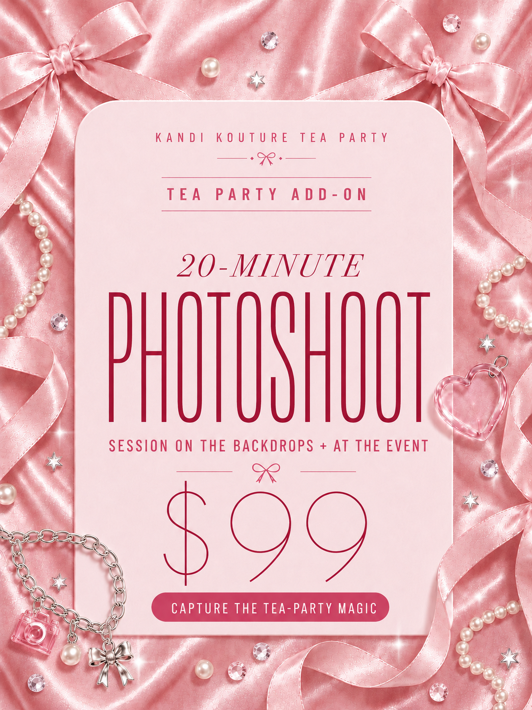 20-Minute Photoshoot Session - The Tea Party - Final Sale