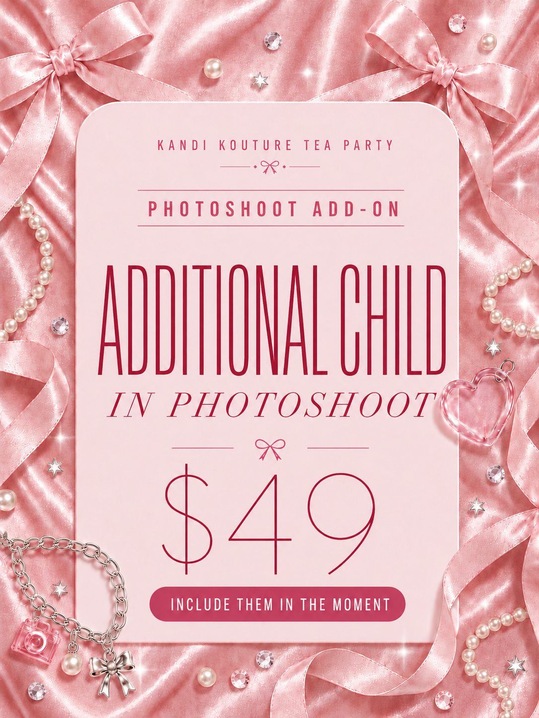 ADDITIONAL Child in Photoshoot - The Tea Party - Final Sale