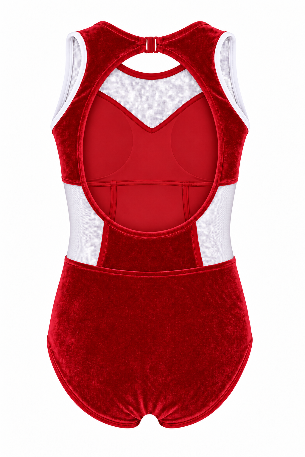 Cut Out The Drama Velvet Leotard - CHRISTMAS EDITION
