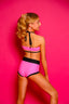 Weekend Bra Top - Neon Pink/Black - Ready To Ship