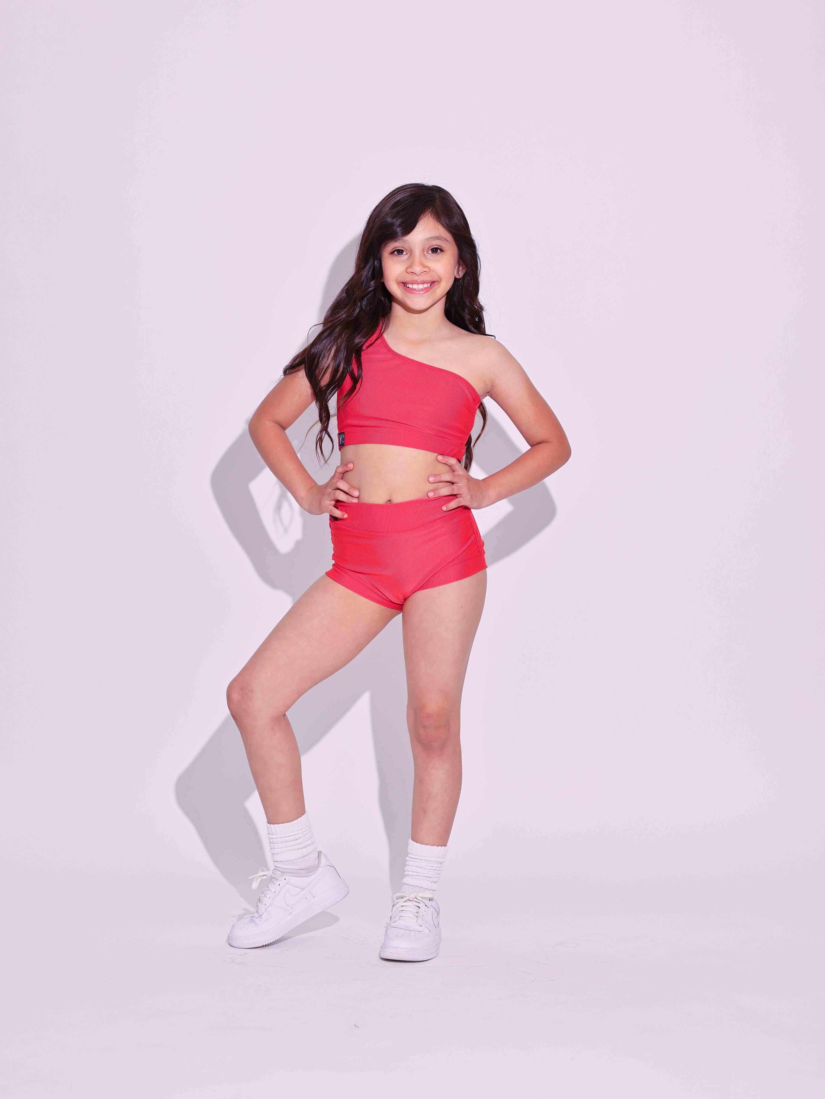 Cross the Line Ribbed Bra Top - Carmino Ribbed - Ready to Ship