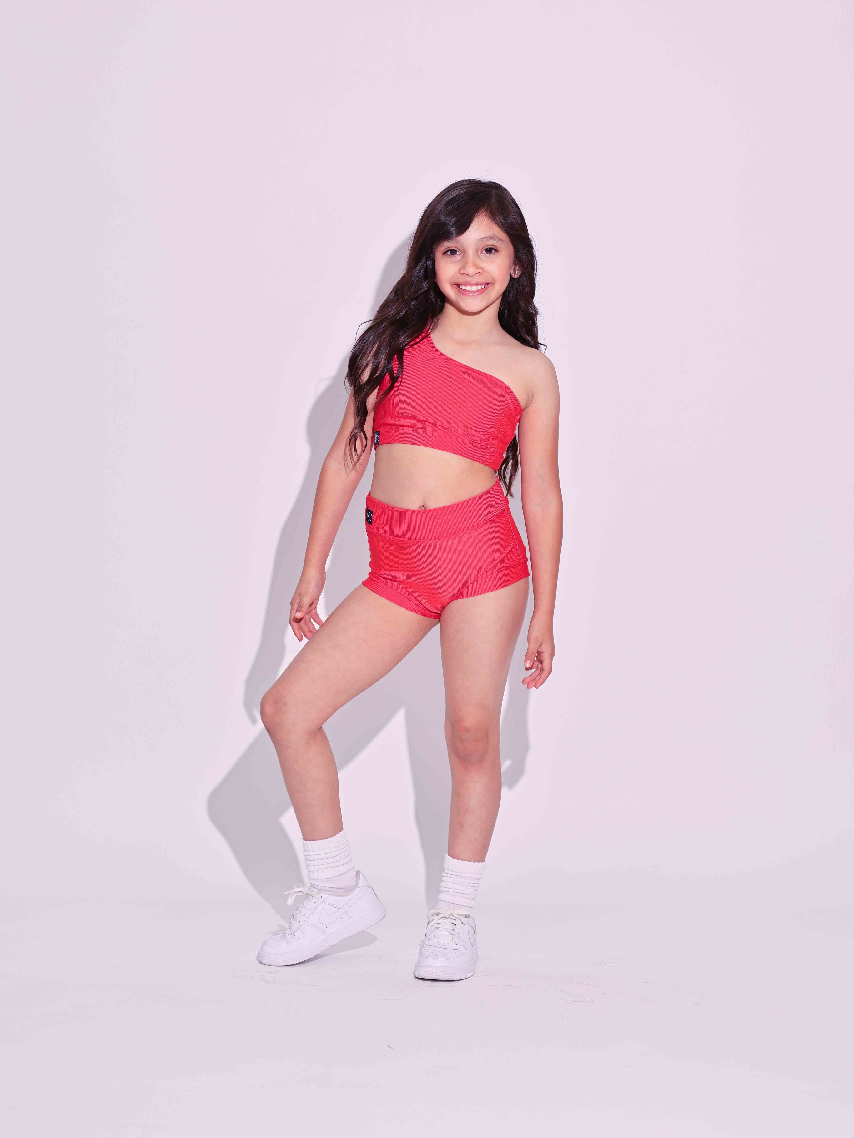 Cross the Line Ribbed Bra Top - Carmino Ribbed - Ready to Ship