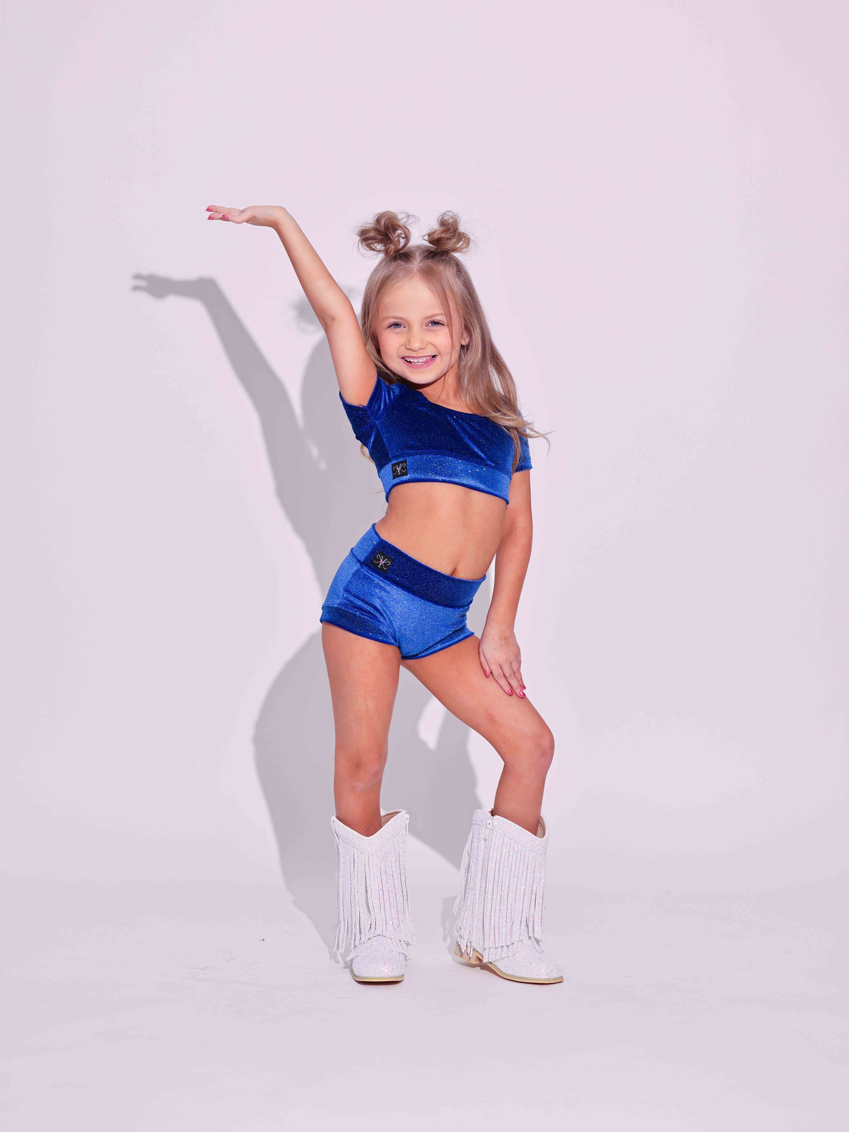 Simple But Cute Exclusive Glitter Velvet VIP Brief - Royal Blue - Ready to Ship