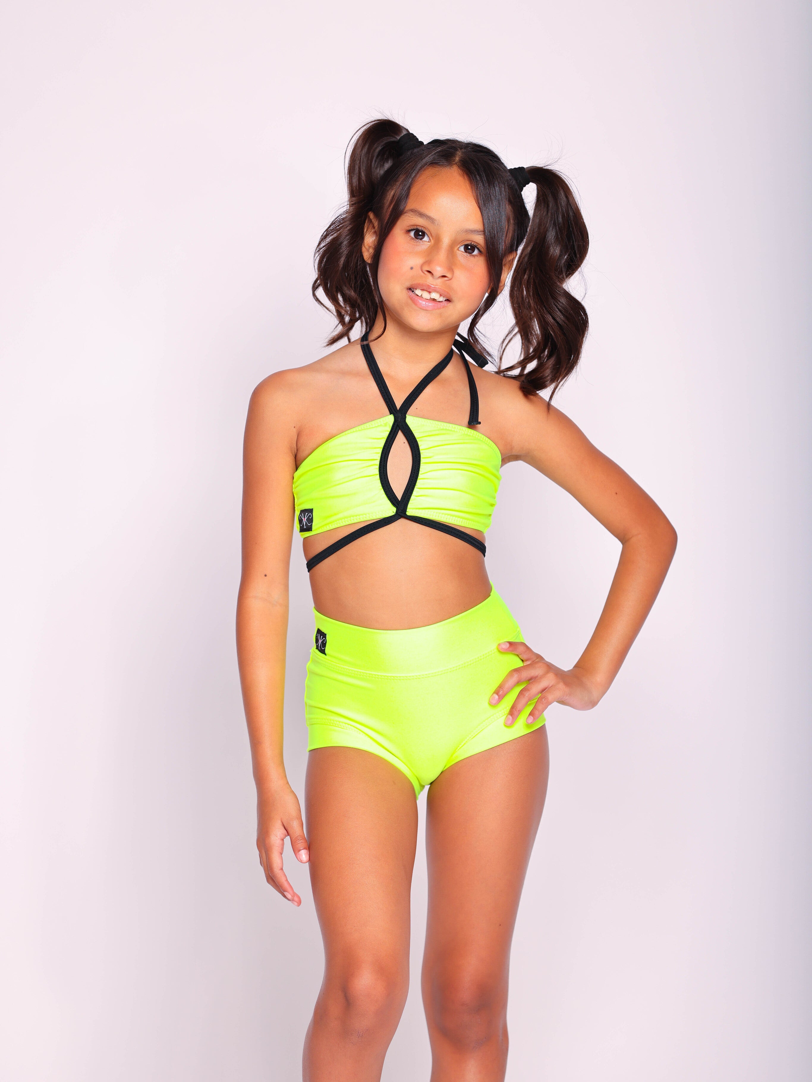 The Weekend VIP Brief - Neon Yellow Shiny - Ready To Ship