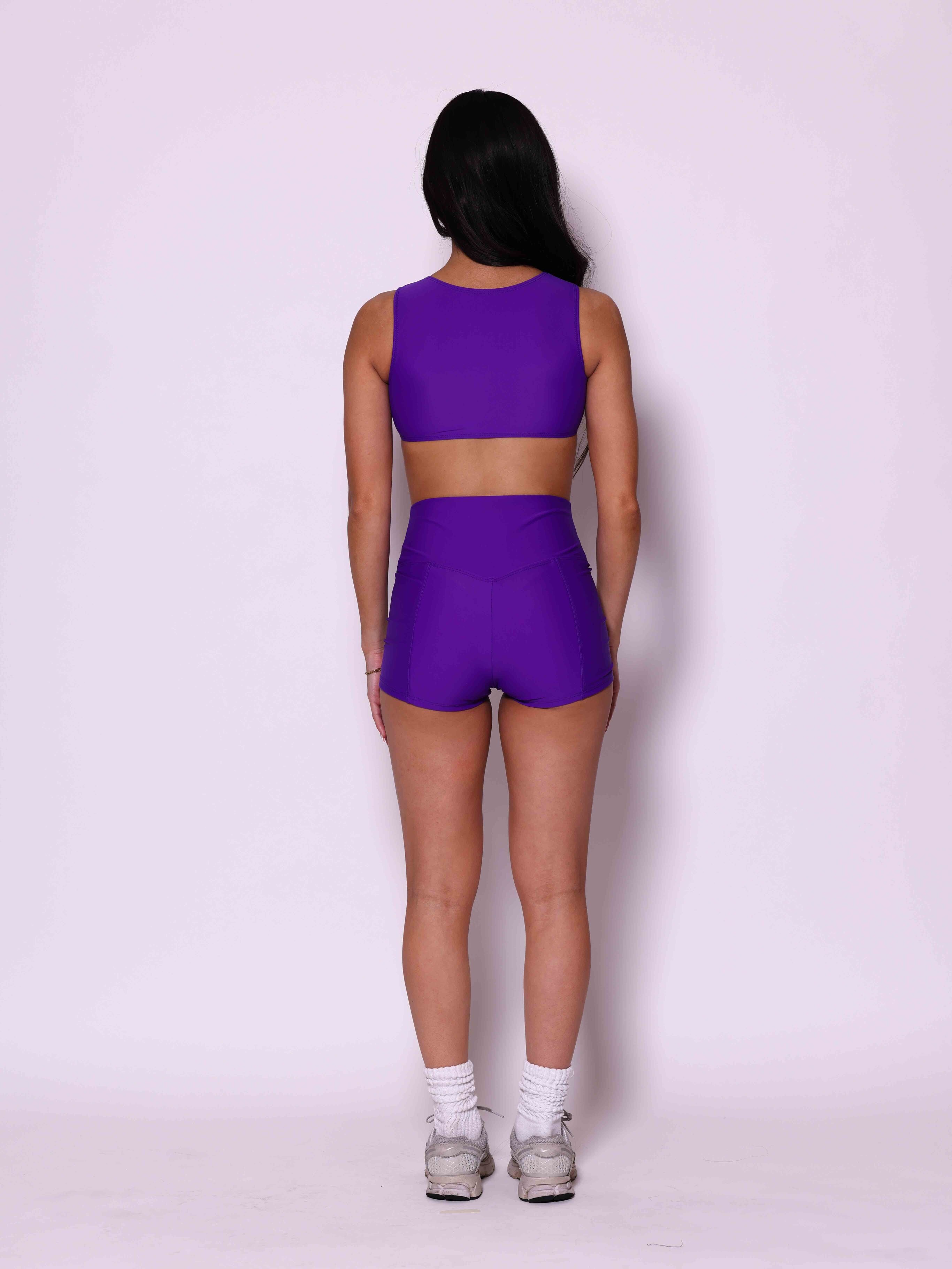 Anikka Short - Purple - Ready To Ship
