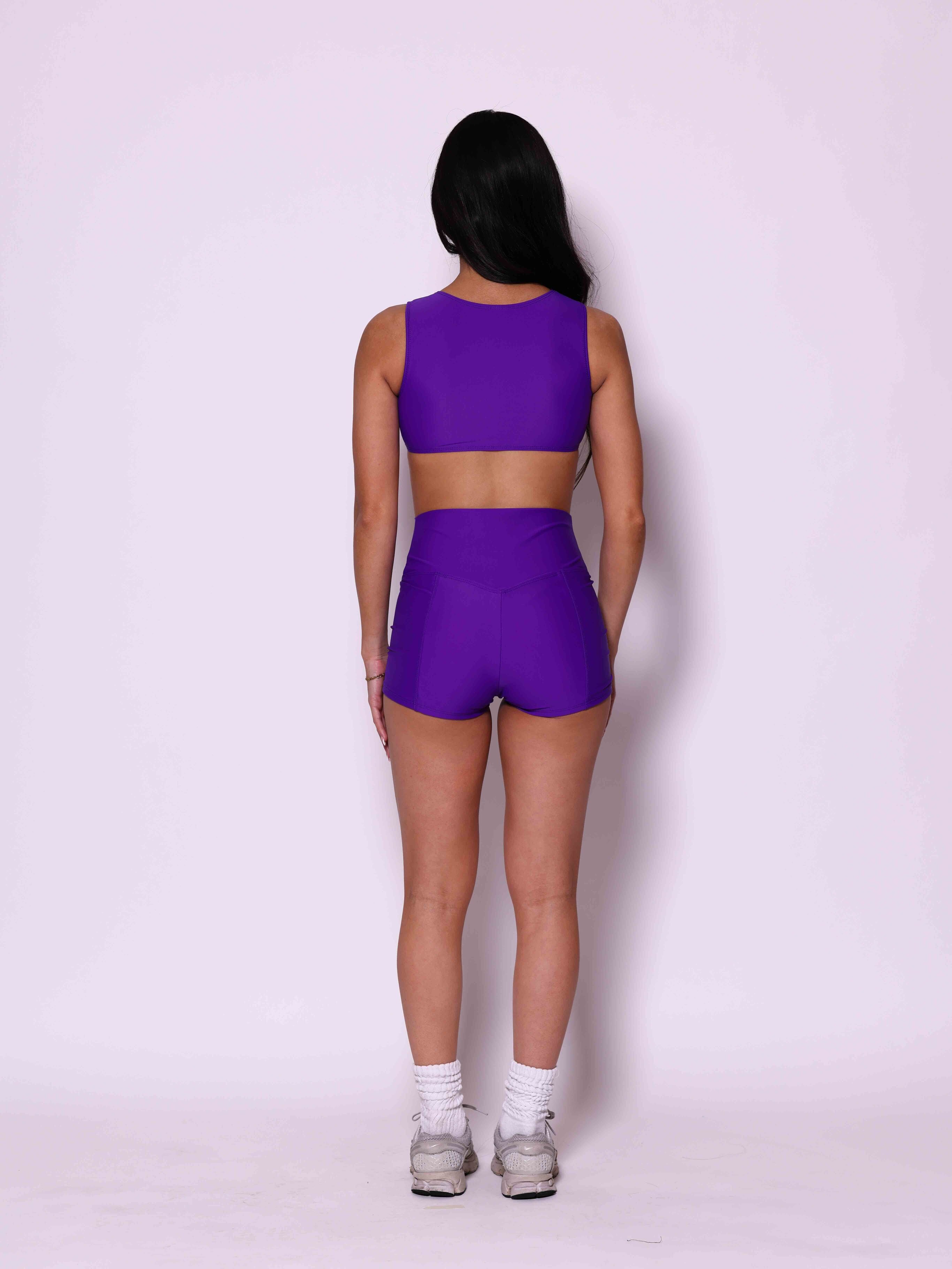 Anikka Short - Purple - Ready To Ship