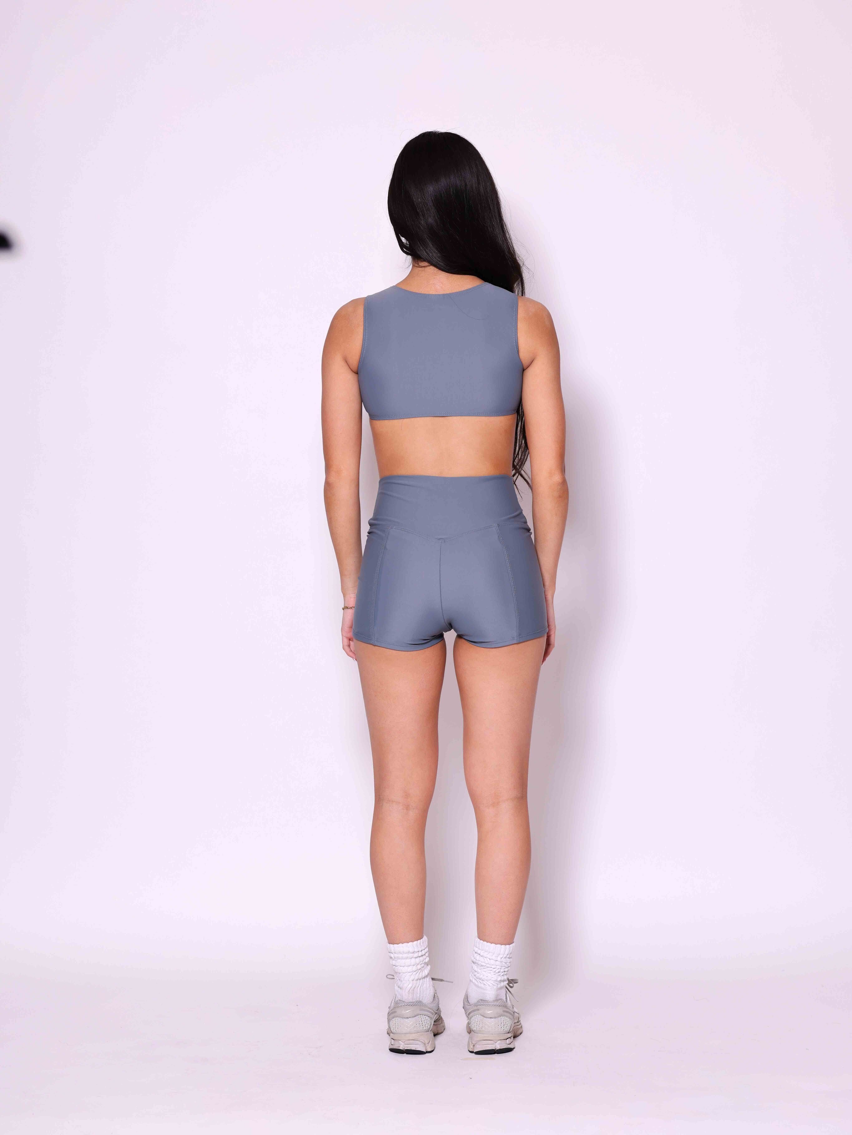 Anikka Short - Gray - Ready To Ship