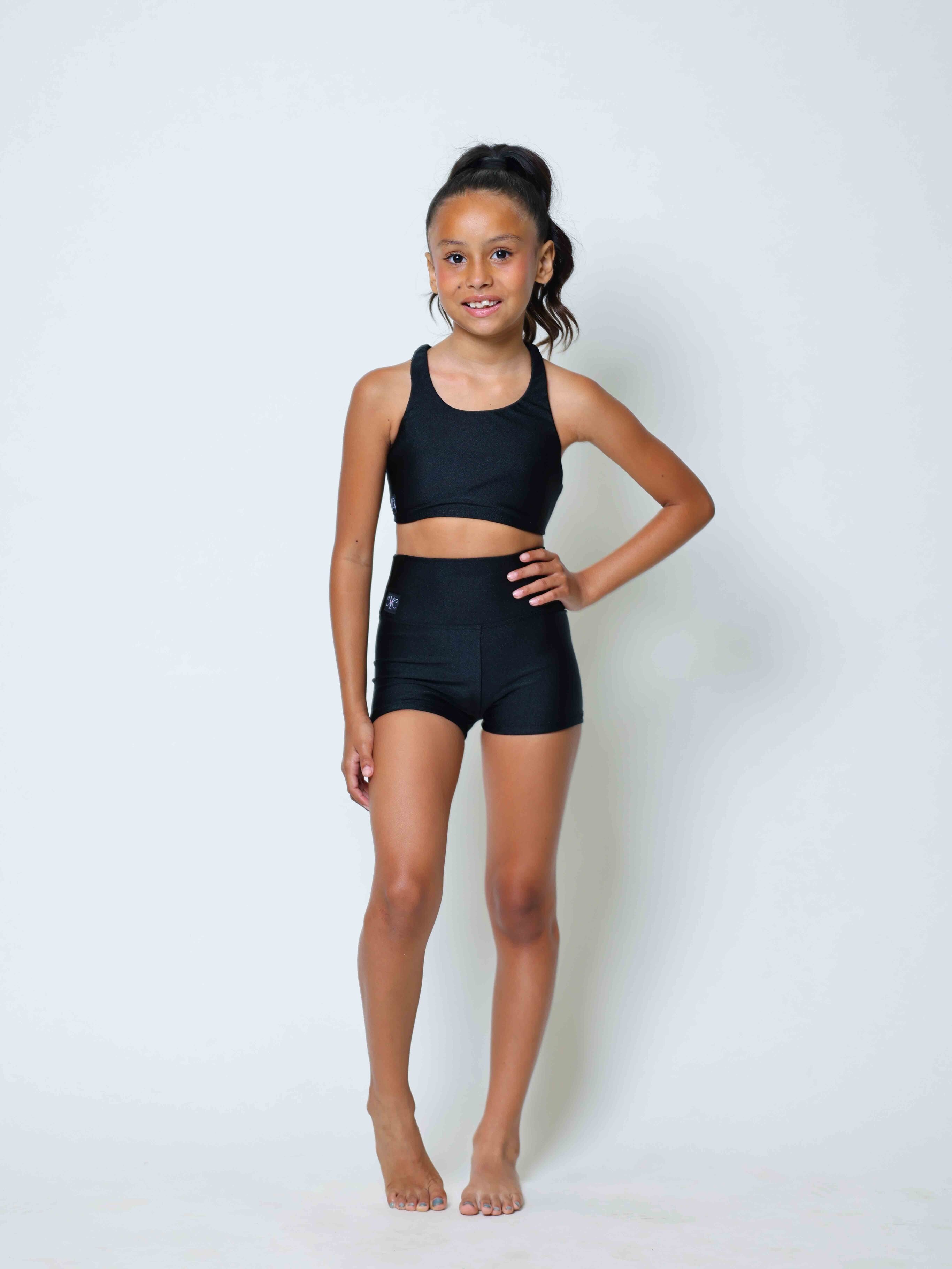 Girls Trip Short - Black Shiny