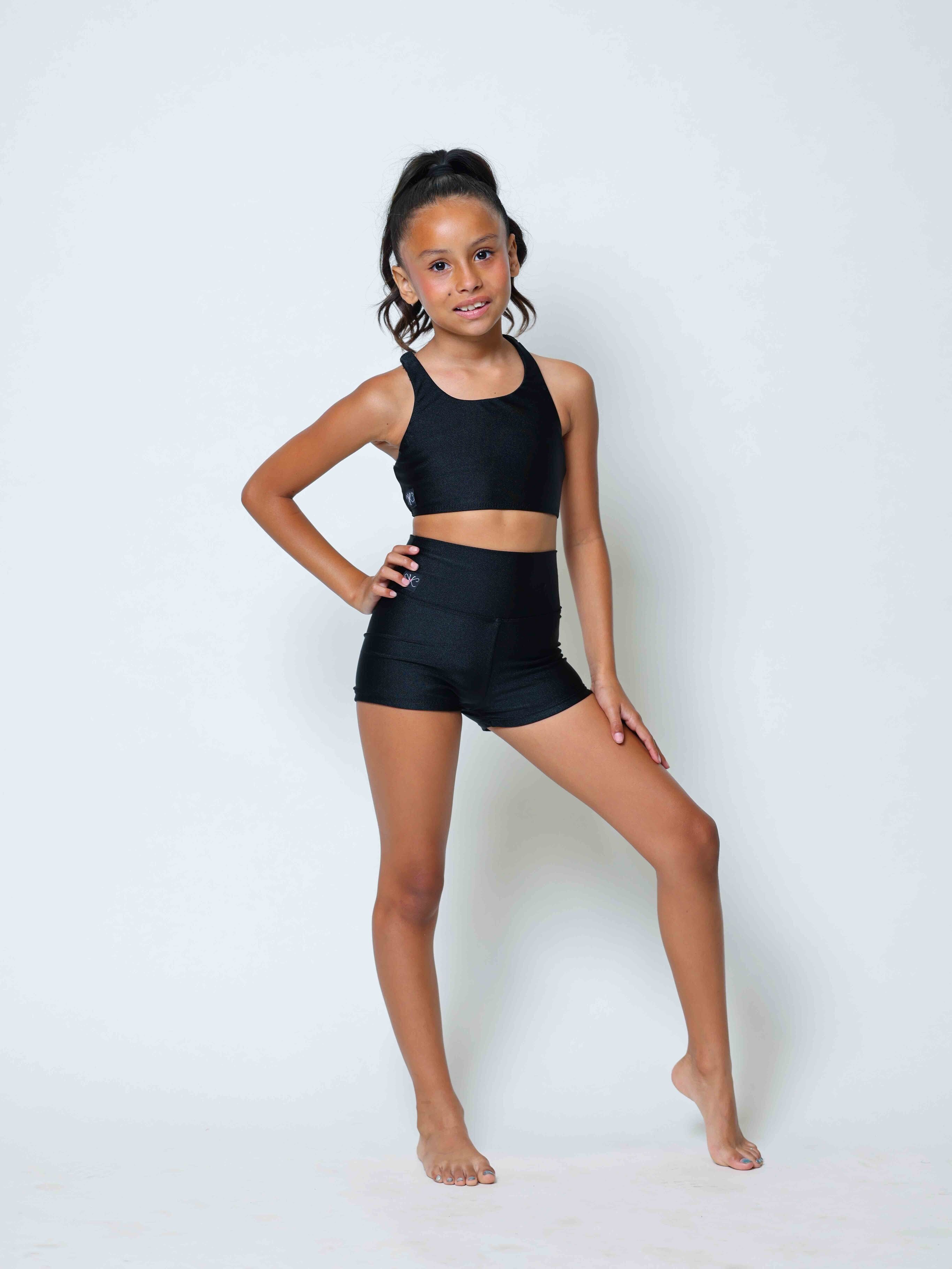Girls Trip Short - Black Shiny