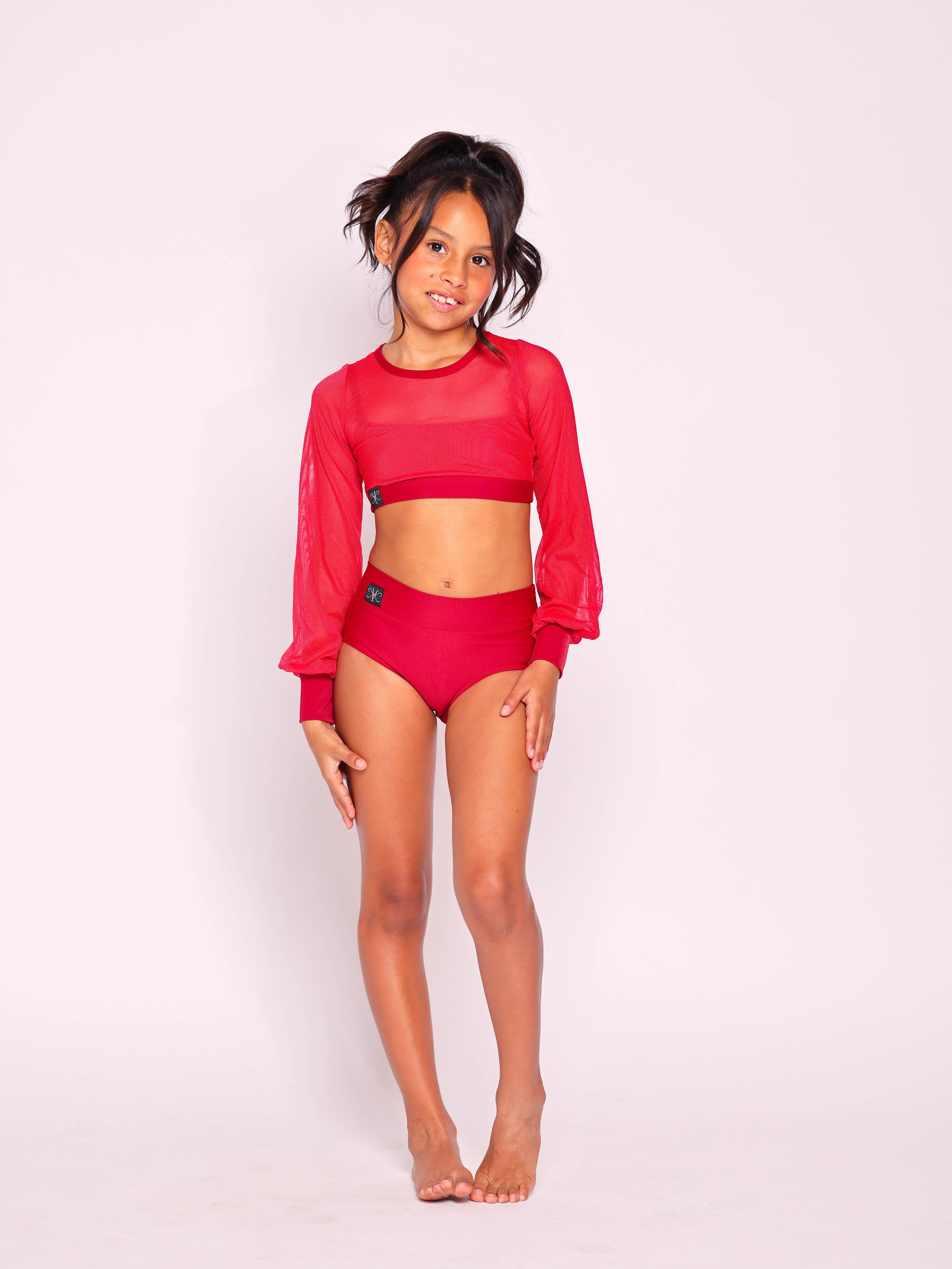 Hollaback Crop Top and Bra - Wine - Ready To Ship