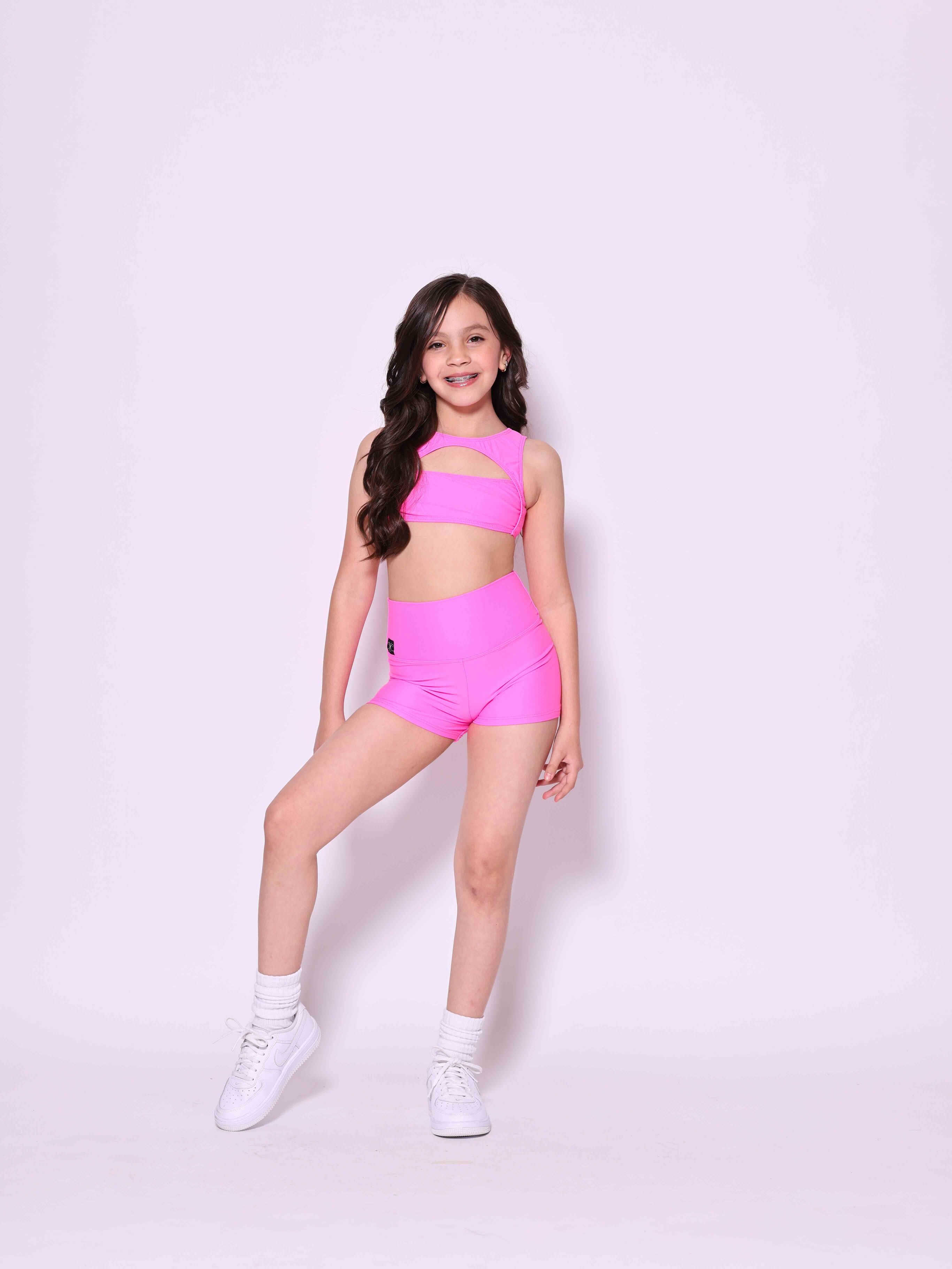 Anikka Bra Top - Neon Pink - Ready To Ship